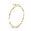 Thumbnail Image 1 of Uppercase Block "A" Initial Ring in 10K Gold - Size 7
