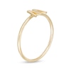 Thumbnail Image 1 of Uppercase Block "M" Initial Ring in 10K Gold - Size 7