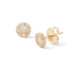 Thumbnail Image 0 of 1/5 CT. T.W. Composite Diamond Circle Stud Earrings in 10K Gold