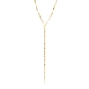 Thumbnail Image 0 of 040 Gauge Solid Mirror Chain "Y" Necklace in 10K Gold - 18"