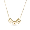 Thumbnail Image 0 of Made in Italy 'I HEART U' Blocks Pendant in 10K Gold