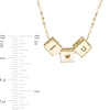 Thumbnail Image 1 of Made in Italy 'I HEART U' Blocks Pendant in 10K Gold