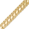 Thumbnail Image 0 of Multi-Row Hollow Rope Chain Bracelet in 10K Gold - 7.5"