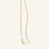Thumbnail Image 1 of 075 Gauge Box Chain Necklace in 10K Solid Gold Bonded Sterling Silver - 18"