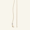 Thumbnail Image 1 of 075 Gauge Box Chain Necklace in 10K Solid Gold Bonded Sterling Silver - 20"
