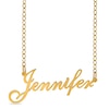 Thumbnail Image 0 of Script Name Necklace in 10K Gold (1 Line)