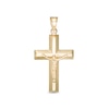 Thumbnail Image 0 of Puffed Crucifix Charm in 10K Stamp Hollow Gold