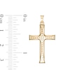 Thumbnail Image 1 of Diamond-Cut Cross Charm in 10K Stamp Hollow Gold