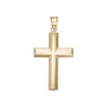 Thumbnail Image 0 of Puffed Cross Charm in 10K Stamp Hollow Gold