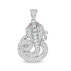 Thumbnail Image 0 of Cubic Zirconia Cobra Charm in Sterling Silver