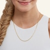Thumbnail Image 3 of 020 Gauge Solid Rope Chain Necklace in 10K Gold - 20"