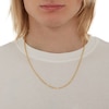 Thumbnail Image 3 of 020 Gauge Solid Rope Chain Necklace in 10K Gold - 22"