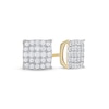 Thumbnail Image 0 of 1-1/2 CT. T.W. Composite Diamond Square Stud Earrings in 10K Gold