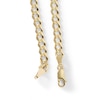 Thumbnail Image 1 of 140 Gauge Solid Cuban Curb Chain Necklace in 10K Gold - 22"