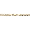 Thumbnail Image 2 of 140 Gauge Solid Cuban Curb Chain Necklace in 10K Gold - 24"
