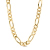 Thumbnail Image 0 of Made in Italy 200 Gauge Figaro Chain Necklace in Solid Sterling Silver with 10K Gold Plate - 26"