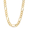 Thumbnail Image 0 of Made in Italy 200 Gauge Figaro Chain Necklace in Solid Sterling Silver with 10K Gold Plate - 22"