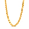 Thumbnail Image 0 of 250 Gauge Wheat Chain Necklace in Solid Sterling Silver with 10K Gold Plate - 24"