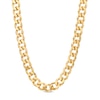 Thumbnail Image 0 of Made in Italy 220 Gauge Curb Chain Necklace in Solid Sterling Silver with 10K Gold Plate - 22"