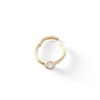 Thumbnail Image 1 of 10K Solid Gold CZ Clicker Hoop - 16G