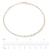 Thumbnail Image 2 of 10K Solid Gold Forzentina Chain Anklet