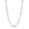 Thumbnail Image 0 of 120 Gauge Solid Figaro Chain Necklace in Sterling Silver - 20"
