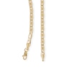 Thumbnail Image 1 of 080 Gauge Valentino Chain Necklace in 10K Hollow Gold - 20"