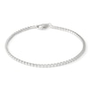 Thumbnail Image 0 of Child's Cubic Zirconia Tennis Bracelet in Solid Sterling Silver - 6"