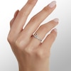 Thumbnail Image 2 of Cubic Zirconia "love" Ring in Solid Sterling Silver - Size 7