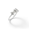 Thumbnail Image 1 of Cubic Zirconia "XO" Ring in Solid Sterling Silver - Size 7