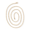 Thumbnail Image 3 of 014 Gauge Diamond-Cut Rope Chain Necklace in 10K Solid Gold - 18"