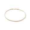 Thumbnail Image 0 of 016 Gauge Diamond-Cut Rope Chain Bracelet in 10K Solid Gold - 8.5"