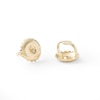 Thumbnail Image 1 of 10K Solid Gold 3/4 CT. T.W. Diamond Frame Large Crown Studs