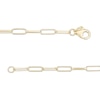 Thumbnail Image 1 of Made in Italy Solid Paper Clip Link Chain Necklace in 10K Gold – 20"