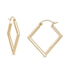 Thumbnail Image 0 of Hollow 28mm Square Hoop Earrings in 10K Gold