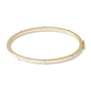 Thumbnail Image 0 of Made in Italy Nail Station Bangle in 10K Two-Tone Gold Tube
