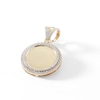 Thumbnail Image 2 of 1 CT. T.W. Diamond Double Frame Medallion Necklace Charm in 10K Gold