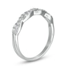 Thumbnail Image 1 of Cubic Zirconia Double Row Braid Ring in Sterling Silver - Size 6