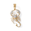 Thumbnail Image 0 of 1/8 CT. T.W. Diamond Scorpion Necklace Charm in 10K Gold