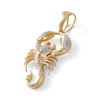 Thumbnail Image 1 of 1/8 CT. T.W. Diamond Scorpion Necklace Charm in 10K Gold