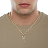Thumbnail Image 2 of 1/8 CT. T.W. Diamond Scorpion Necklace Charm in 10K Gold