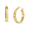 Thumbnail Image 0 of 22mm Hoop Earrings in 10K Tube Hollow Gold
