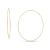Thumbnail Image 0 of Continuous 70mm Hollow Hoop Earrings in 10K Gold