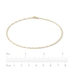 Thumbnail Image 2 of 025 Gauge Singapore Chain Anklet in 10K Solid Gold - 10"