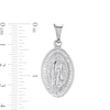Thumbnail Image 1 of Made in Italy Oval Our Lady of Guadalupe Necklace Charm in Hollow Sterling Silver