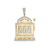 Thumbnail Image 0 of 1/4 CT. T.W. Diamond Slot Machine Necklace Charm in 10K Gold