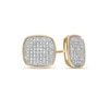 Thumbnail Image 0 of 1/5 CT. C.T. Cushion Composite Diamond Stud Earrings in 10K Gold - XL Post