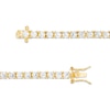 Thumbnail Image 1 of 3mm Cubic Zirconia Tennis Bracelet in 18K Gold Over Silver - 7.25"