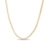 Thumbnail Image 0 of 030 Gauge Bismark Chain Necklace in 10K Hollow Gold - 18"