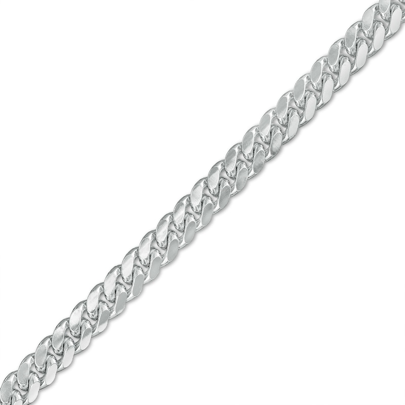 Made in Italy 150 Gauge Solid Curb Chain Bracelet in Sterling Silver - 7.5"